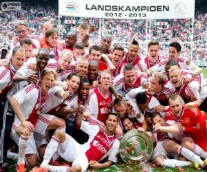 пазл Аякс Амстердам, чемпион Нидерландов 2012-2013, голландской футбольной лиги